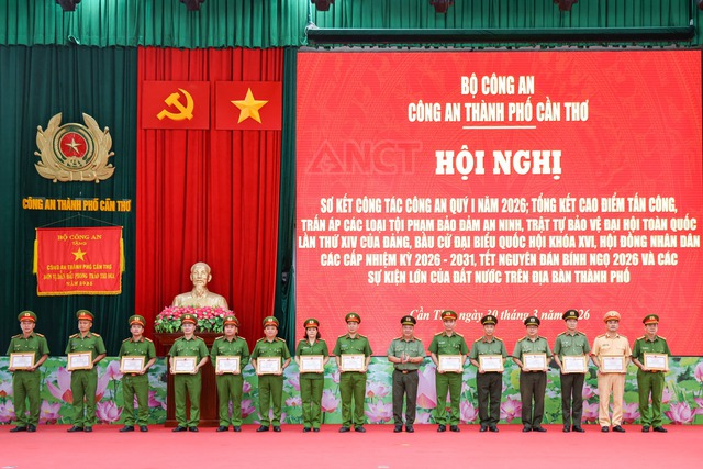 Công an TP Cần Thơ: Nhiều kết quả nổi bật trong Quý I năm 2026- Ảnh 5.