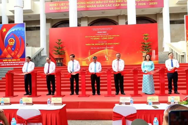 Cần Thơ trưng bày chuyên đề Bầu cử ĐBQH và HĐND: “Ý Đảng - Lòng dân”- Ảnh 1.