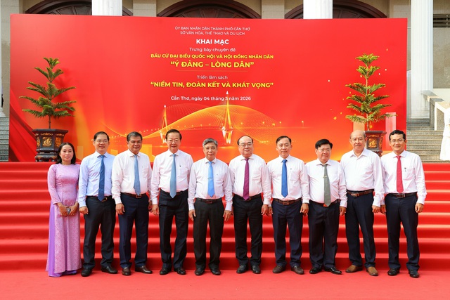 Cần Thơ trưng bày chuyên đề Bầu cử ĐBQH và HĐND: “Ý Đảng - Lòng dân”- Ảnh 4.