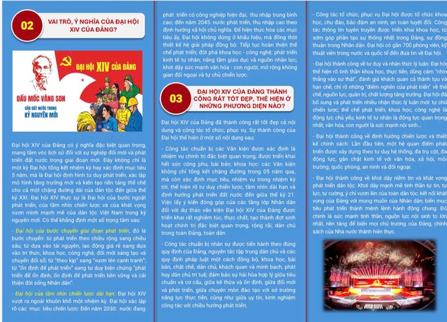 Tài liệu tuyên truyền giới thiệu kết quả Đại hội đại biểu toàn quốc lần thứ XIV của Đảng- Ảnh 2. Tài liệu tuyên truyền giới thiệu kết quả Đại hội đại biểu toàn quốc lần thứ XIV của Đảng- Ảnh 2.
