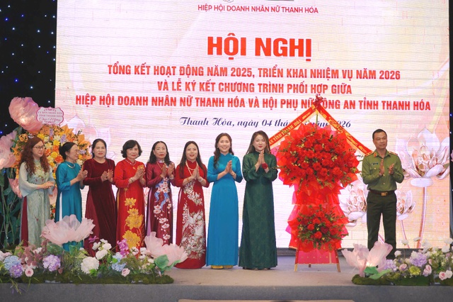Hiệp hội Doanh nhân nữ Thanh Hóa: Ký kết chương trình phối hợp với Hội Phụ nữ Công an tỉnh giai đoạn 2026-2030- Ảnh 2.