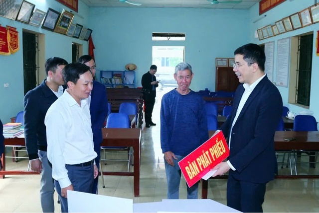 Thanh Hóa: Xã Hoằng Hóa tập trung chuẩn bị cho cuộc bầu cử Quốc hội khóa XVI và HĐND các cấp- Ảnh 4.