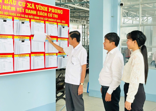 An Giang: Xã Vĩnh Phong sẵn sàng cho ngày bầu cử ĐBQH và HĐND các cấp, nhiệm kỳ 2026-2031- Ảnh 3.