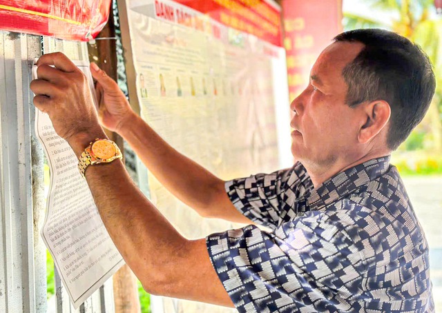 An Giang: Khí thế sẵn sàng ở khu vực bỏ phiếu bầu cử xã Vĩnh Bình trước ngày hội lớn- Ảnh 7.