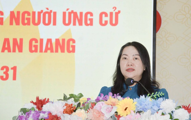 Ứng cử viên HĐND tỉnh An Giang đơn vị bầu cử số 27 tiếp xúc cử tri tại xã Vĩnh Bình- Ảnh 3.