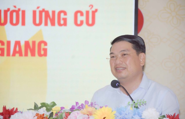 Ứng cử viên HĐND tỉnh An Giang đơn vị bầu cử số 27 tiếp xúc cử tri tại xã Vĩnh Bình- Ảnh 4.