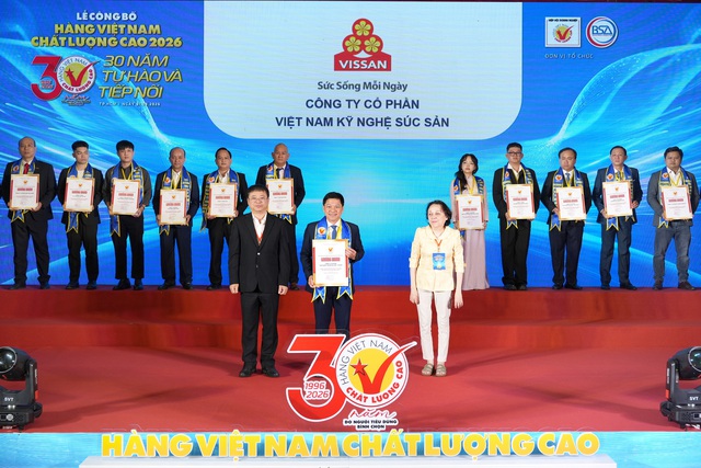 VISSAN 30 năm liên tục được bình chọn Hàng Việt Nam Chất lượng cao- Ảnh 2.