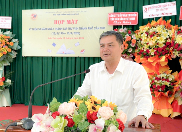 Thư viện TP Cần Thơ họp mặt Kỷ niệm 50 năm Ngày thành lập- Ảnh 2.