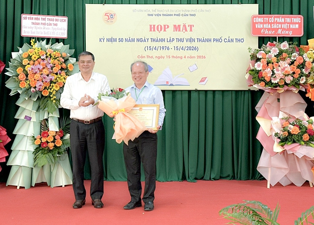 Thư viện TP Cần Thơ họp mặt Kỷ niệm 50 năm Ngày thành lập- Ảnh 5.