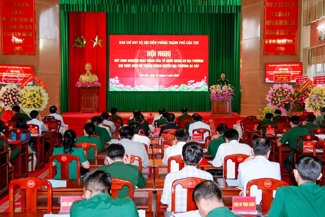 Cần Thơ: Vận hành hiệu quả tổ chức quân sự trong mô hình chính quyền địa phương 2 cấp- Ảnh 1.