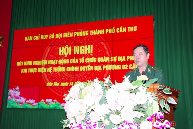 Cần Thơ: Vận hành hiệu quả tổ chức quân sự trong mô hình chính quyền địa phương 2 cấp- Ảnh 4.