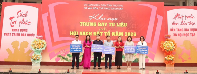 Phú Thọ: Khai mạc Trưng bày tư liệu và Hội sách Đất Tổ năm 2026- Ảnh 2.