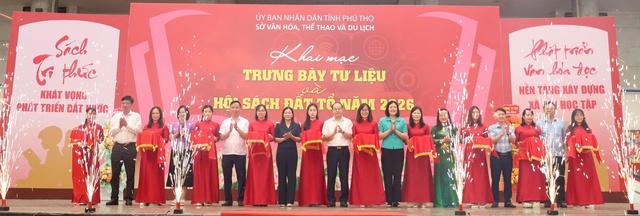 Phú Thọ: Khai mạc Trưng bày tư liệu và Hội sách Đất Tổ năm 2026- Ảnh 1.