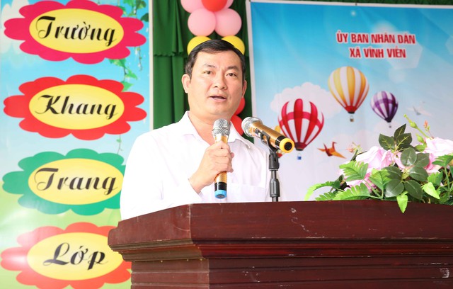 Khánh thành khu vui chơi trẻ em tại Trường Mẫu giáo Vĩnh Viễn 1- Ảnh 3.