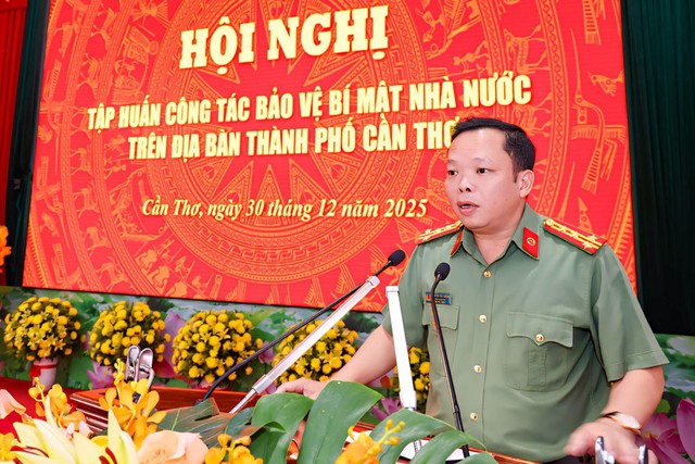 Công an TP Cần Thơ: Triển khai thi hành Luật Bảo vệ bí mật nhà nước- Ảnh 3.