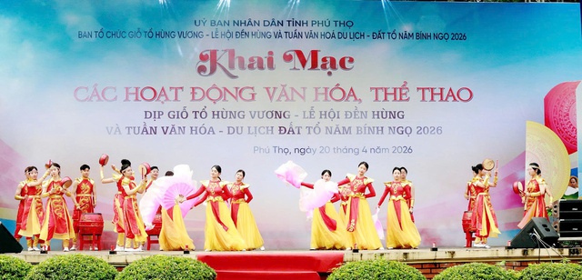 Phú Thọ: Khai mạc các hoạt động văn hóa, thể thao dịp Giỗ Tổ Hùng Vương - Lễ hội Đền Hùng- Ảnh 5.