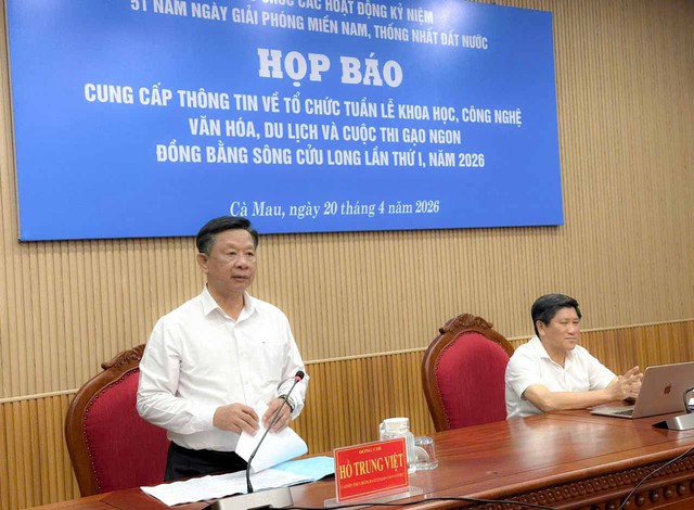 Cà Mau tổ chức Tuần lễ Khoa học, Công nghệ - Văn hóa, Du lịch và Cuộc thi Gạo ngon ĐBSCL lần thứ I, năm 2026- Ảnh 7.