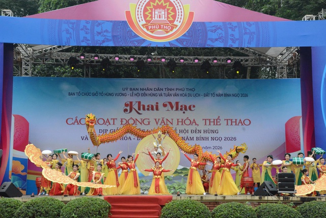 Phú Thọ: Khai mạc các hoạt động văn hóa, thể thao dịp Giỗ Tổ Hùng Vương - Lễ hội Đền Hùng- Ảnh 4.