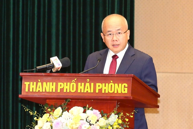 Ông Đỗ Thành Trung được bầu làm Chủ tịch UBND thành phố Hải Phòng- Ảnh 1.