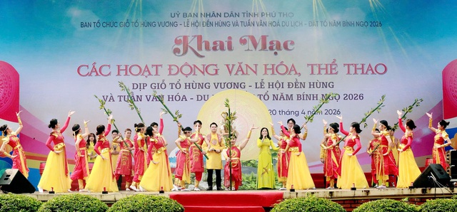 Phú Thọ khai mạc các hoạt động văn hóa, thể thao dịp Giỗ Tổ Hùng Vương- Ảnh 1.