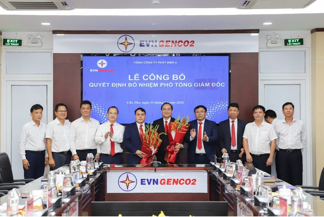 EVNGENCO2 công bố các quyết định bổ nhiệm Phó Tổng Giám đốc- Ảnh 1.