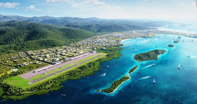 Sân bay Vân Phong là sân bay đầu tiên tại Việt Nam xây dựng hoàn toàn trên mặt nước- Ảnh 1.