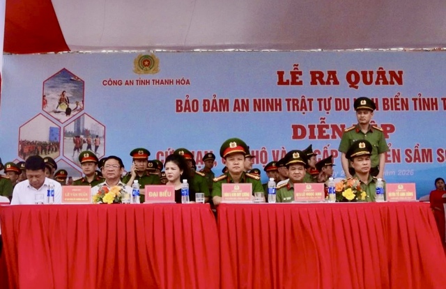 Thanh Hóa: Diễn tập cứu nạn, cứu hộ biển Sầm Sơn năm 2026- Ảnh 2.