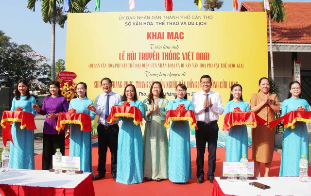 Cần Thơ: Triển lãm ảnh Lễ hội truyền thống Việt Nam- Ảnh 1.