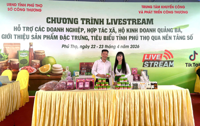 Hội chợ Hùng Vương 2026: Trải nghiệm không gian mua sắm số qua chuỗi Livestream tương tác- Ảnh 1.