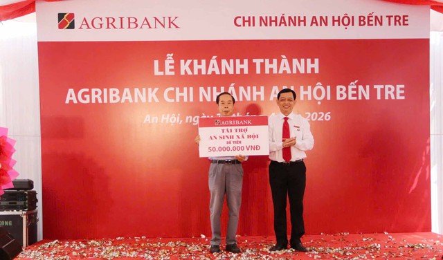 Khánh thành trụ sở Agribank Chi nhánh An Hội Bến Tre- Ảnh 3.