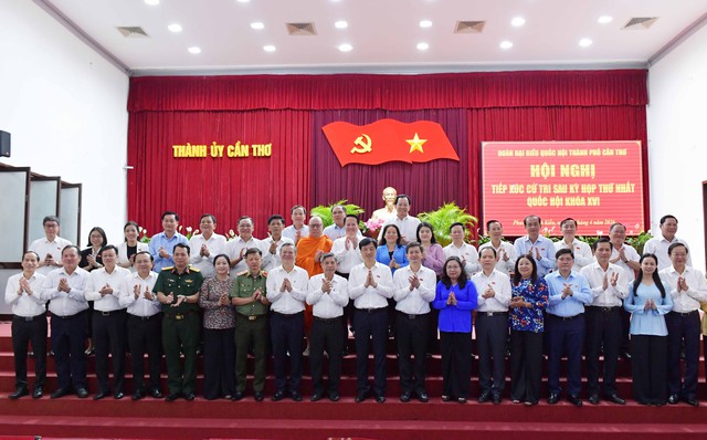 Trưởng ban Tổ chức Trung ương Nguyễn Duy Ngọc tiếp xúc cử tri tại TP Cần Thơ- Ảnh 12.