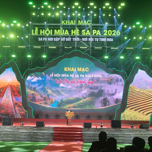 Tưng bừng khai mạc Lễ hội Mùa hè Sa Pa năm 2026- Ảnh 1.