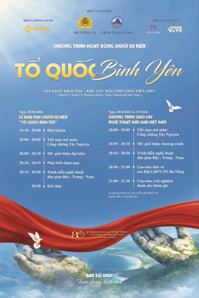 Đà Nẵng sôi động với chuỗi sự kiện đặc biệt “Tổ quốc bình yên”- Ảnh 1.