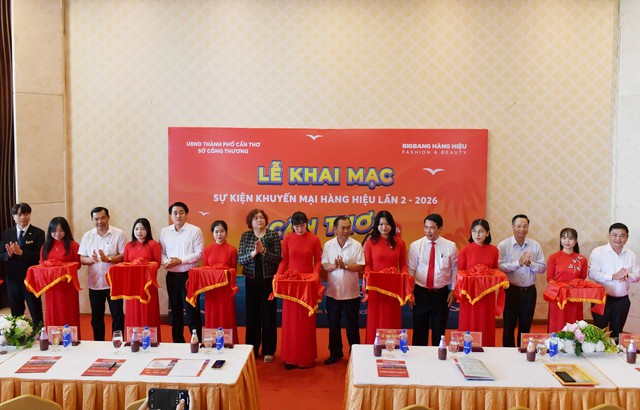 Khai mạc sự kiện khuyến mại hàng hiệu “Cần Thơ Mega Sale” lần 2- Ảnh 1.