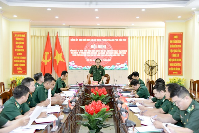 BĐBP Cần Thơ: Tổng kết 10 năm thực hiện Nghị quyết số 984-NQ/QUTW về công tác lịch sử quân sự- Ảnh 3.