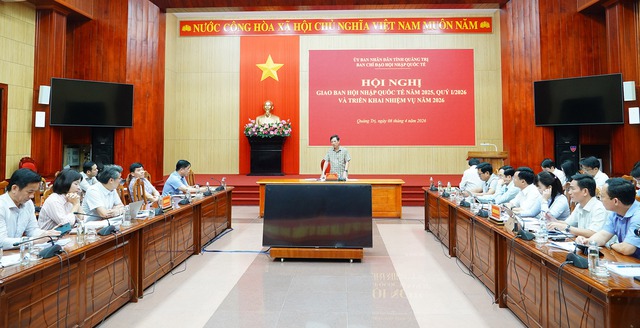 Quảng Trị: Đánh giá tình hình, kết quả thực hiện công tác hội nhập quốc tế- Ảnh 1.