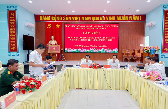 Xã Vĩnh Thuận: Thực hiện nhiệm vụ quý I đạt nhiều kết quả tích cực- Ảnh 1.