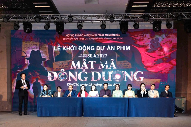 “Mật Mã Đông Dương” Siêu phẩm tình báo lấy cảm hứng từ 25.000 hồ sơ mật chính thức khởi động tại TP.HCM.- Ảnh 4.