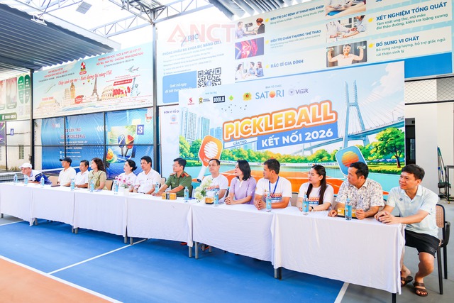 Sôi nổi Giải Pickleball mở rộng chào mừng 68 năm Ngày truyền thống lực lượng An ninh chính trị nội bộ- Ảnh 1.