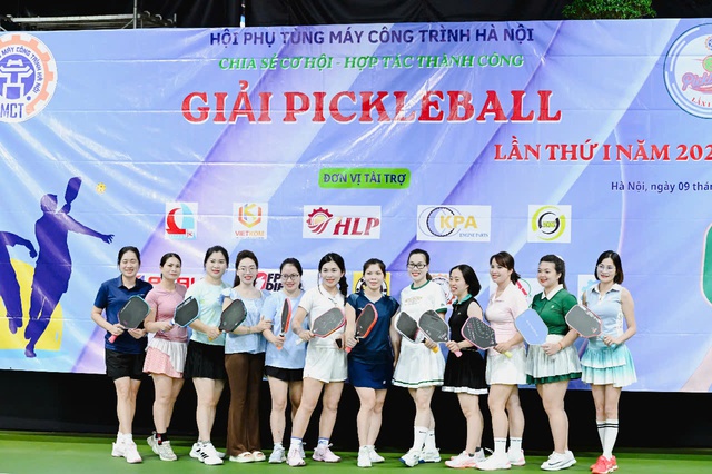 Sôi động Giải Pickleball Hội Phụ tùng máy công trình Hà Nội 2026- Ảnh 3.