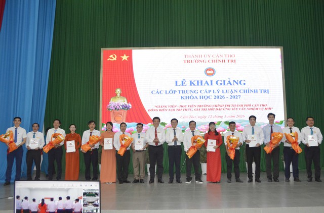 Trường Chính trị TP Cần Thơ khai giảng 15 lớp Trung cấp lý luận chính trị, khóa học 2026-2027- Ảnh 6.