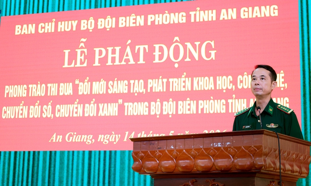 Khơi dậy tinh thần đổi mới sáng tạo, chuyển đổi số, chuyển đổi xanh trong BĐBP tỉnh An Giang- Ảnh 2.