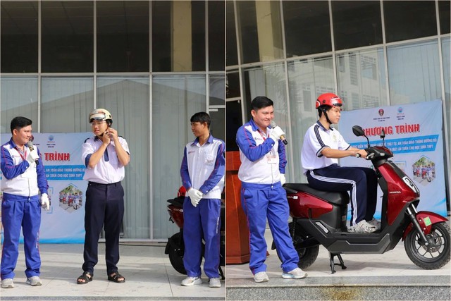 CSGT Cần Thơ trang bị kiến thức, kỹ năng tham gia giao thông an toàn cho học sinh THPT- Ảnh 2. CSGT Cần Thơ trang bị kiến thức, kỹ năng tham gia giao thông an toàn cho học sinh THPT- Ảnh 2.