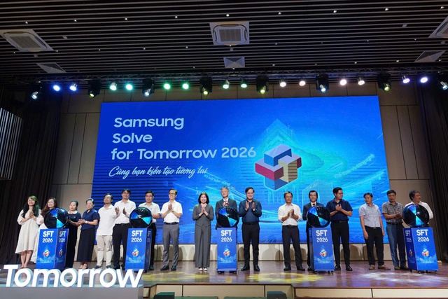 Đẩy mạnh phong trào STEM thông qua cuộc thi Samsung Solve for Tomorrow 2026- Ảnh 1.