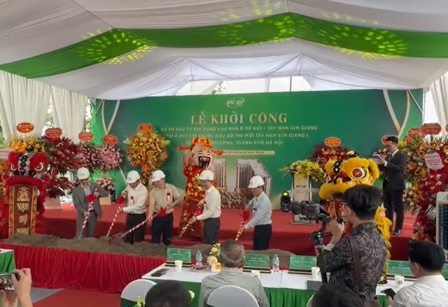 Bắc Hà Group khởi công dự án nhà ở xã hội CT7, KĐT mới Tây Nam Kim Giang - Ảnh 2.