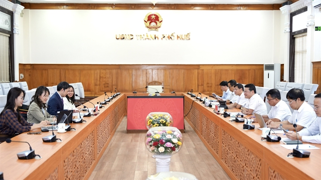 TP Huế: Tăng cường phối hợp với JICA triển khai Dự án Cải thiện môi trường nước- Ảnh 1.