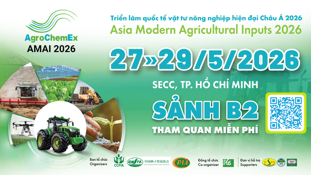 AMAI Vietnam 2026: Điểm hẹn giao thương ngành vật tư nông nghiệp hiện đại tại TP.HCM- Ảnh 1.