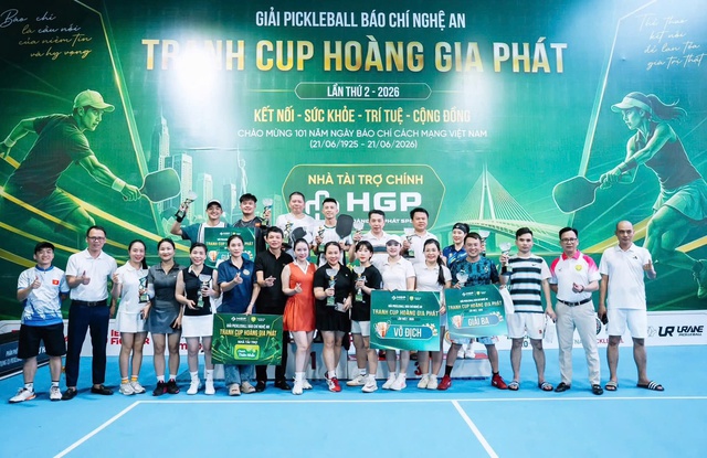 Sôi nổi Giải Pickleball Báo chí Nghệ An lần thứ II năm 2026- Ảnh 1. Sôi nổi Giải Pickleball Báo chí Nghệ An lần thứ II năm 2026- Ảnh 1.