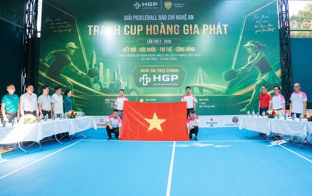 Sôi nổi Giải Pickleball Báo chí Nghệ An lần thứ II năm 2026- Ảnh 2. Sôi nổi Giải Pickleball Báo chí Nghệ An lần thứ II năm 2026- Ảnh 2.