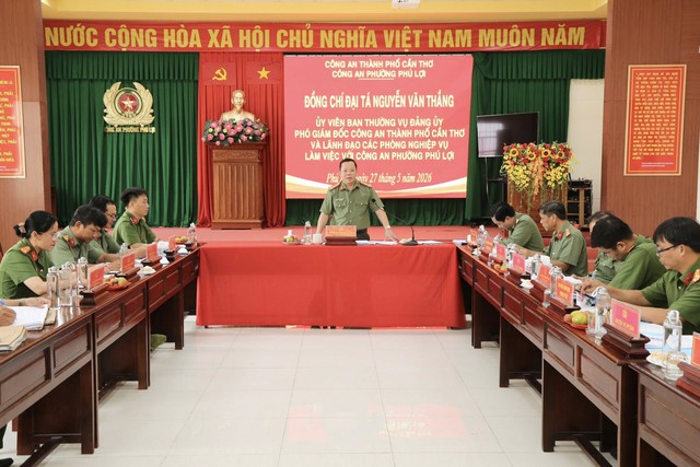 Công an phường Phú Lợi: Triển khai hiệu quả các chương trình, kế hoạch đề ra- Ảnh 1.